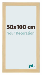 Mura MDF Marco de Fotos 50x100cm Decoracion de arce Parte delantera Tamano | Yourdecoration.es