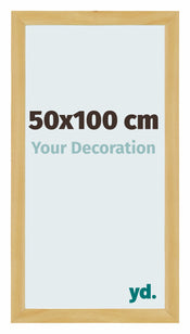 Mura MDF Marco de Fotos 50x100cm Decoracion de pino Parte delantera Tamano | Yourdecoration.es