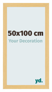 Mura MDF Marco de Fotos 50x100cm Haya Decor Parte delantera Tamano | Yourdecoration.es