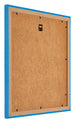 Mura MDF Marco de Fotos 50x50cm Azul barrido Parte trasera Oblicuo | Yourdecoration.es
