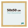 Mura MDF Marco de Fotos 50x50cm Decoracion de pino Parte delantera Tamano | Yourdecoration.es