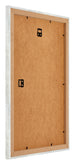 Mura MDF Marco de Fotos 50x75cm Plateado brillante vintage Parte trasera Oblicuo | Yourdecoration.es