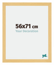 Mura MDF Marco de Fotos 56x71cm Haya Decor Parte delantera Tamano | Yourdecoration.es