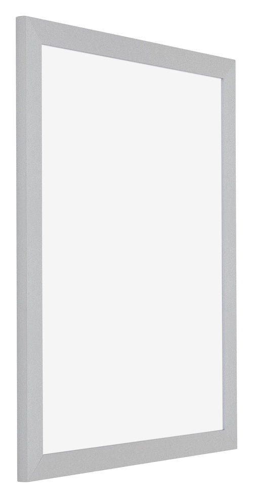 Mura MDF Marco de Fotos 56x71cm Plateado mate Parte delantera Oblicuo | Yourdecoration.es