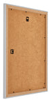 Mura MDF Marco de Fotos 56x71cm Plateado mate Parte trasera Oblicuo | Yourdecoration.es