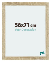 Mura MDF Marco de Fotos 56x71cm Sonoma Roble Parte delantera Tamano | Yourdecoration.es