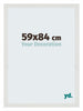 Mura MDF Marco de Fotos 59x84cm Blanco Mate Delantera Tamano | Yourdecoration.es