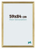 Mura MDF Marco de Fotos 59x84cm Dorado Brillante Delantera Tamano | Yourdecoration.es