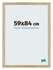 Mura MDF Marco de Fotos 59x84cm Roble Sonoma Delantera Tamano | Yourdecoration.es