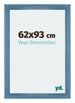Mura MDF Marco de Fotos 62x93cm Claro azul barrido Parte delantera Tamano | Yourdecoration.es