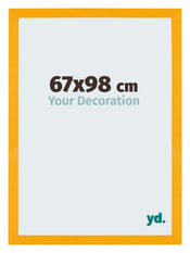 Mura MDF Marco de Fotos 67x98cm Amarillo Delantera Tamano | Yourdecoration.es