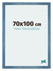 Mura MDF Marco de Fotos 70x100cm Claro azul barrido Parte delantera Tamano | Yourdecoration.es