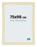 Mura MDF Marco de Fotos 75x98cm Arena Barrido Delantera Tamano | Yourdecoration.es