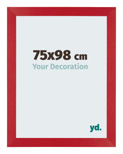 Mura MDF Marco de Fotos 75x98cm Rojo Delantera Tamano | Yourdecoration.es