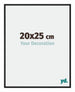 New York Aluminio Marco de Fotos 20x25cm Negro Mat Parte delantera Tamano | Yourdecoration.es
