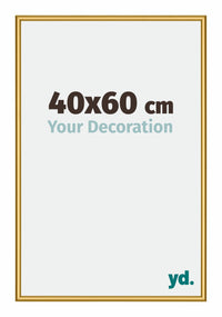 New York Aluminio Marco de Fotos 40x60cm Dorado brillante Parte delantera Tamano | Yourdecoration.es