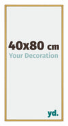 New York Aluminio Marco de Fotos 40x80cm Dorado brillante Parte delantera Tamano | Yourdecoration.es