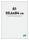 New York Aluminio Marco de Fotos 59 4x84cm Plateado mate Parte delantera Tamano | Yourdecoration.es