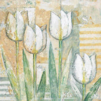 PGM BET 91 Eric Barjot White Tulips Reproducción de arte 15x15cm | Yourdecoration.es