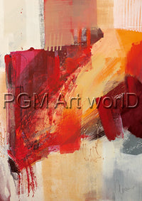 PGM FCU 702M Francesco Cusumano Astratto colorato II Reproducción de arte 21x30cm | Yourdecoration.es