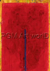 PGM RAB 702M Ralf Bohnenkamp Contrasting Red Reproducción de arte 21x30cm | Yourdecoration.es