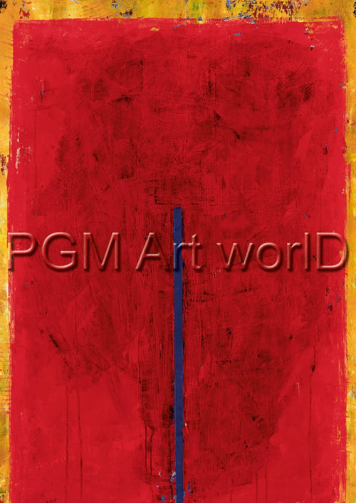 PGM RAB 702M Ralf Bohnenkamp Contrasting Red Reproducción de arte 21x30cm | Yourdecoration.es