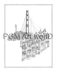 PGM TNA 44 Avery Tillmon Golden Gate Reproducción de arte 28x35cm | Yourdecoration.es