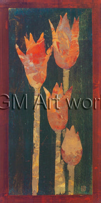PGM ULI 71 Gabor Ulveczki Tulip Panel Reproducción de arte 30x61cm | Yourdecoration.es