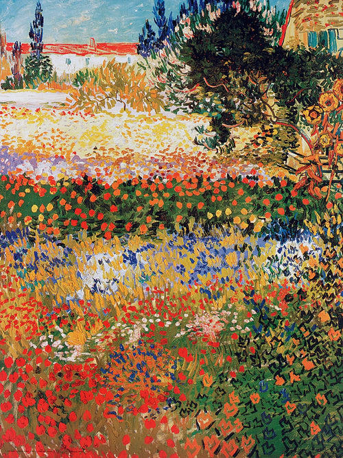 PGM VV 087 Vincent Van Gogh Giardino fiorito Reproducción de arte 60x80cm | Yourdecoration.es