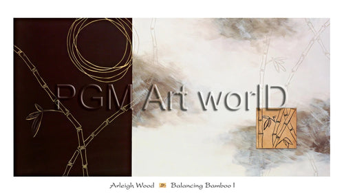 PGM WAH 100 Arleigh Wood Balancing Bamboo I Reproducción de arte 99x56cm | Yourdecoration.es