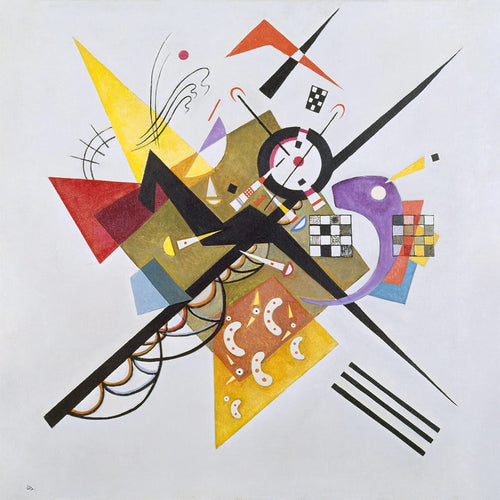 PGM WK 65 Wassily Kandinsky Auf Weiss 2 Reproducción de arte 70x70cm | Yourdecoration.es