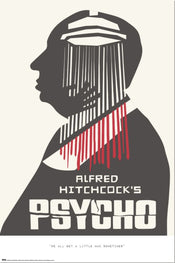 Poster Alfred Hitchcock Psycho 61x91 5cm GPE6044 | Yourdecoration.es