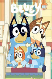 Póster Bluey Line Up 61x91 5cm PP2403449 | Yourdecoration.es
