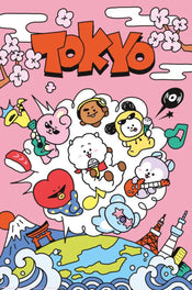Poster Bt21 World Voyage 61x91 5cm GPE6037 | Yourdecoration.es