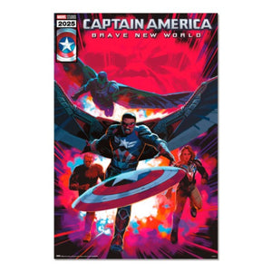 Poster Captain America Brave New World Comic 61x91 5cm Grupo Erik GPE5944 | Yourdecoration.es