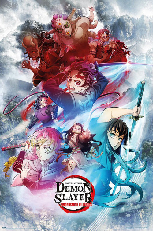 Poster Demon Slayer Swordsmith Village 1 61x91 5cm GPE6070 | Yourdecoration.es
