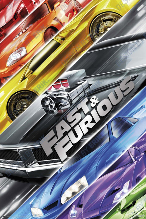 Poster Fast And Furious Couches 61x91 5cm GPE6103 | Yourdecoration.es