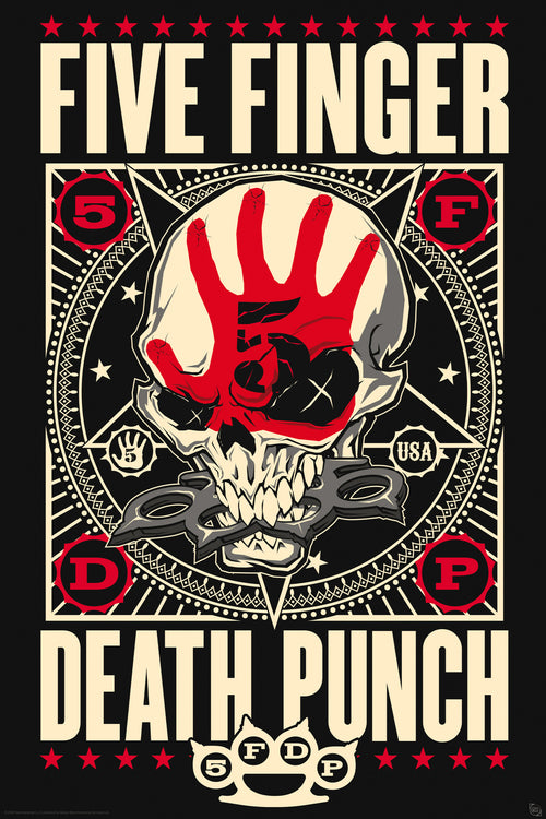 Poster Five Finger Death Punch Knucklehead 61x91 5cm GBYDCO448 | Yourdecoration.es