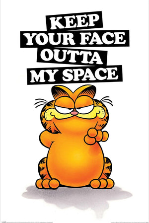 Poster Garfield Keep Your Face 61x91 5cm PP2402357 | Yourdecoration.es