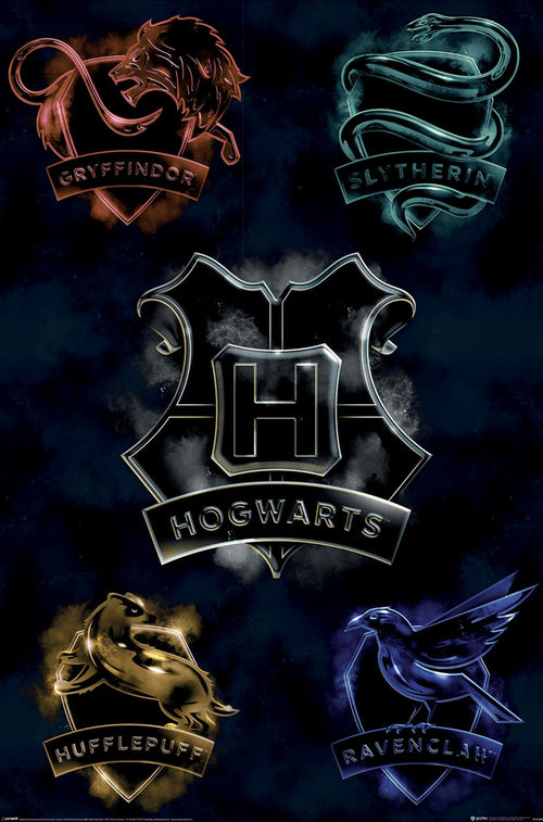 Poster Harry Potter Houses 61x91 5cm PP2512503 | Yourdecoration.es