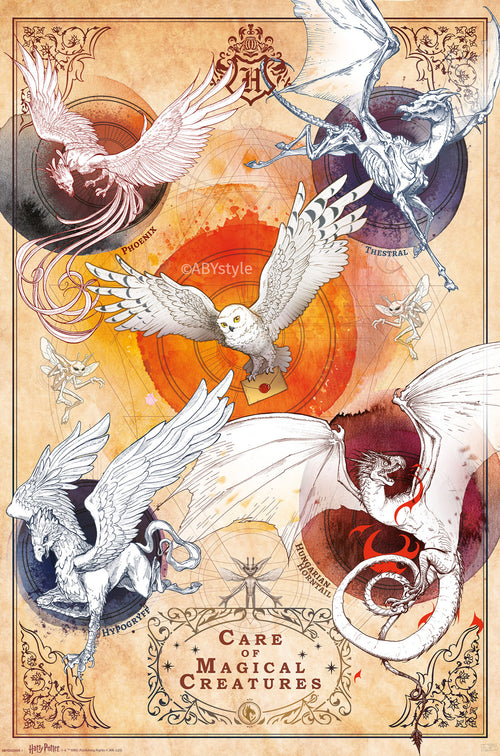 Poster Harry Potter Magical Creatures 61x91 5cm GBYDCOA031 | Yourdecoration.es