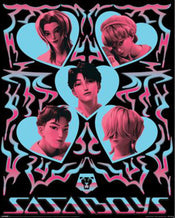 Poster K Pop Demon Hunters Saja Boys Hearts  40x50cm MPP2510744 | Yourdecoration.es