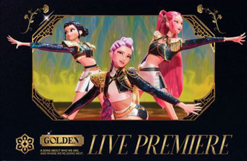 Poster Kpop Demon Hunters Golden Live 91 5x61cm PP2512410 | Yourdecoration.es