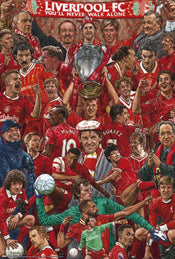 Poster Liverpool Legends 61x91 5cm Grupo Erik GPE6017 | Yourdecoration.es