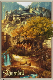 Poster Lord Of The Rings Rivendell 61x91 5cm GBYDCOA013 | Yourdecoration.es