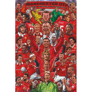 Poster Manchester United Legends 61x91 5cm Grupo Erik GPE6011 | Yourdecoration.es