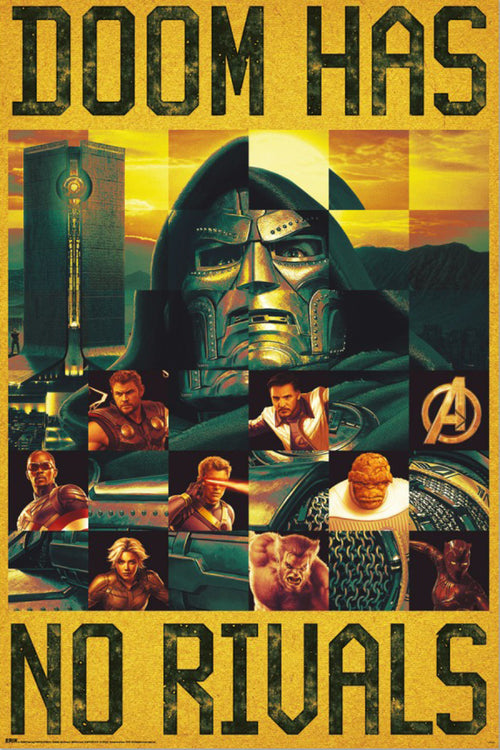 Poster Marvel Avengers Doomsday Doom Has No Rivals 61x91 5cm GPE6086 | Yourdecoration.es