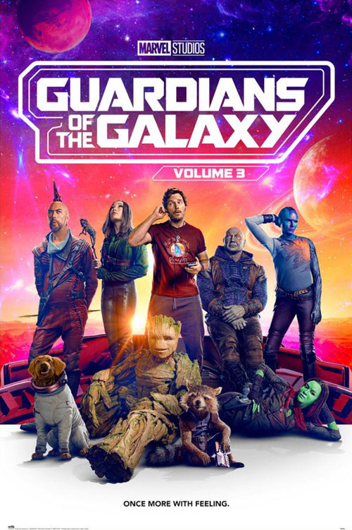 Póster Marvel Guardians Of The Galaxy Vol 3 Once More With Feeling 61x91 5cm Grupo Erik GPE5783 | Yourdecoration.es