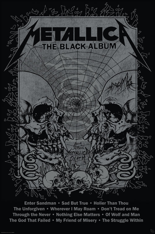 Póster Metallica Black Album 61x91 5cm Abystyle GBYDCO433 | Yourdecoration.es