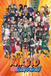 Poster Naruto Shippuden Characters 61x91 5cm GPE6022 | Yourdecoration.es